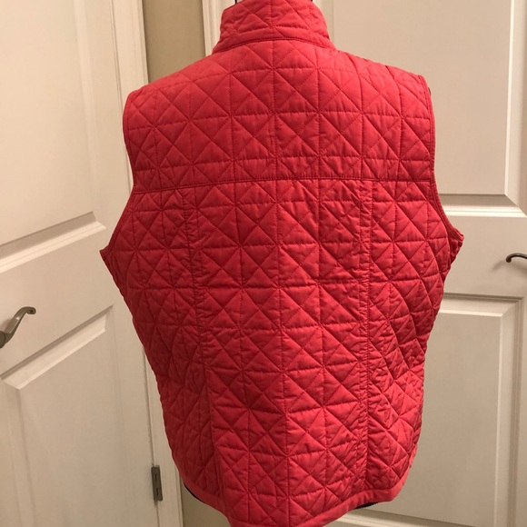 Talbots Quilted Unlined Zip Front Vest - Picture 2 of 8